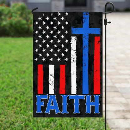 Faith Jesus House Flags, Christian Flag, Scripture Flag, Garden Banner