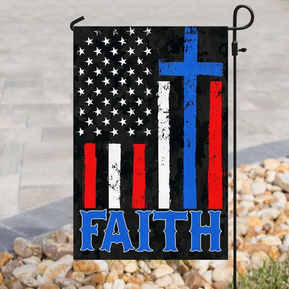 Faith Jesus House Flags, Christian Flag, Scripture Flag, Garden Banner