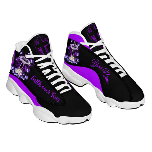 Faith Over Fear Customized Jd13 Shoes For Man And Women, Christian Basketball Shoes, Gifts For Christian, God Shoes