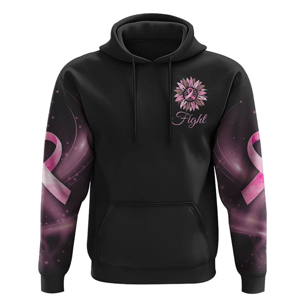 Faith Pink Sunflower Cross All Over Print 3D Hoodie, Christian Hoodie, Christian Sweatshirt, Bible Verse Shirt
