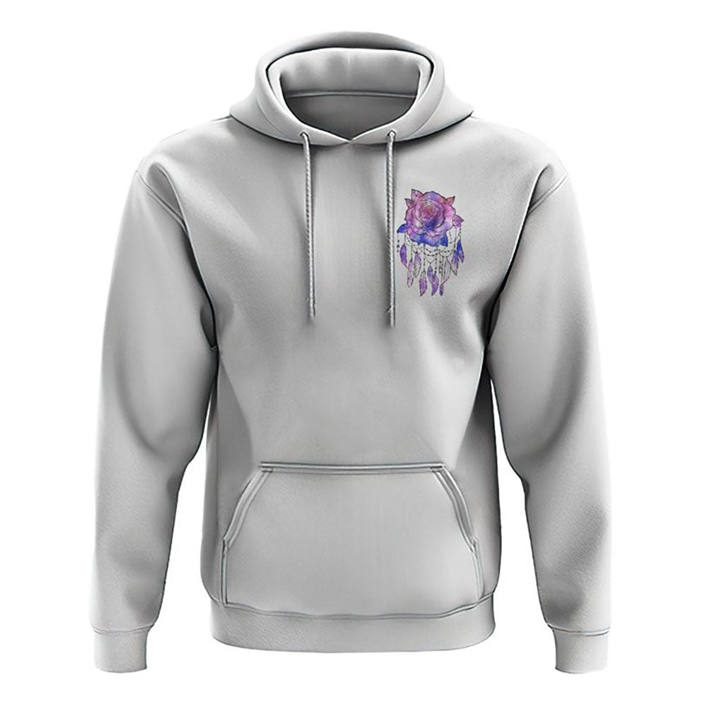 Faith Rose Dreamcatcher All Over Print 3D Hoodie, Christian Hoodie, Christian Sweatshirt, Bible Verse Shirt