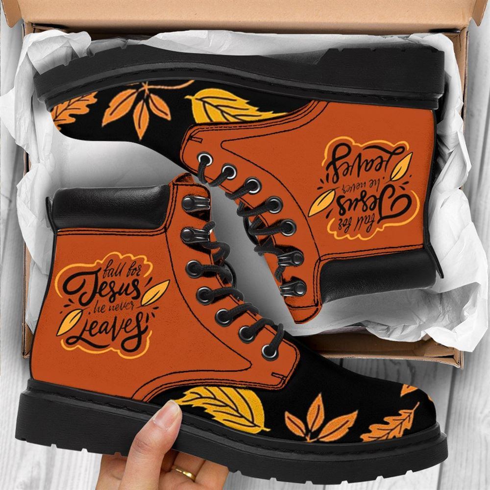 Fall For Jesus Boots, Christian Lifestyle Boots, Bible Verse Boots, Christian Apparel Boots
