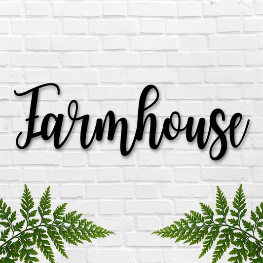 Farmhouse Entry Metal Sign, Gift Ideas For Farm Woman, Large Metal Outdoor Signs, Outdoor Metal Sign Frames