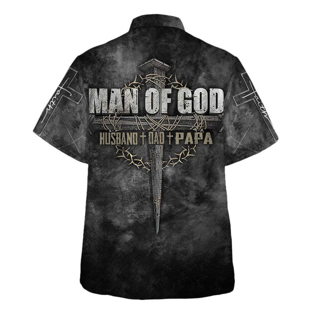Father's Day Man Of God Husband Dad Papa Hawaiian Shirt For Men, Christian Hawaiian Shirt, Gift For Christian