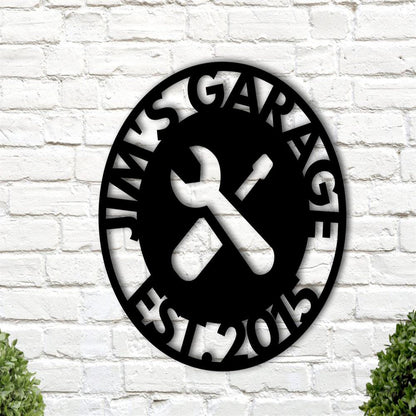 Fathers Day Metal Sign, Sign For Fathers Day, Garage Sign, Sign For Shop