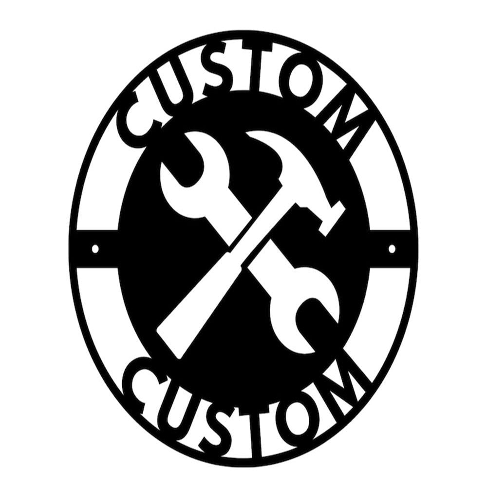 Fathers Day Metal Sign, Work Shop Metal Sign, Fathers Day Gift, Gift for Dad, Gift for Grandpa