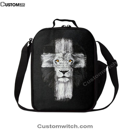 Fear Not For Jesus Lunch Bag, Lion Of Judah Has Triumphed Revelation 5 5 Lunch Bag, Christian Lunch Bag, Religious Lunch Box For School, Picnic