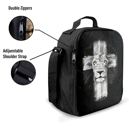 Fear Not For Jesus Lunch Bag, Lion Of Judah Has Triumphed Revelation 5 5 Lunch Bag, Christian Lunch Bag, Religious Lunch Box For School, Picnic