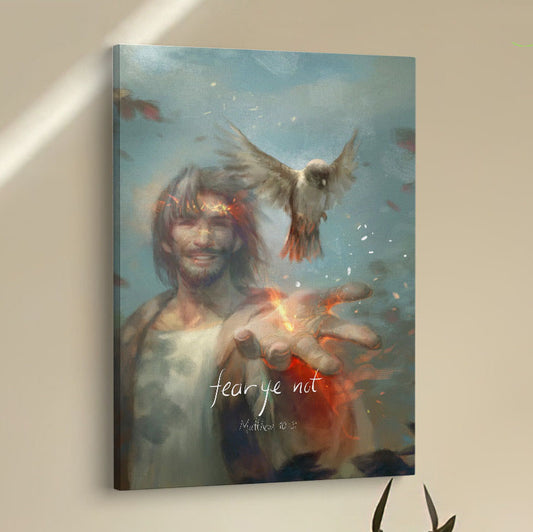 Fear Ye Not Canvas - Jesus Christ Canvas Pictures - Christian Wall Art - Jesus Canvas Art