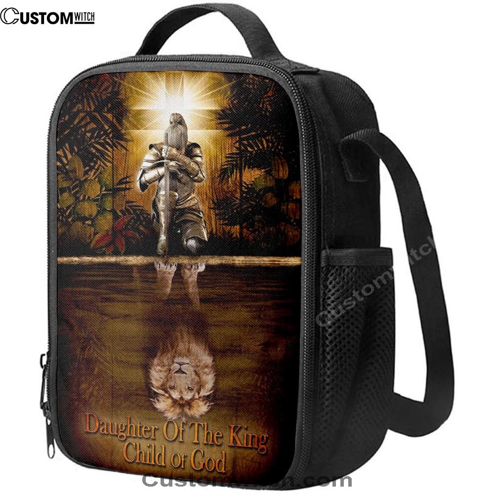 Female Warrior Daughter Of A King Child Of God Lunch Bag, Christian Lunch Bag, Religious Lunch Box For School, Picnic