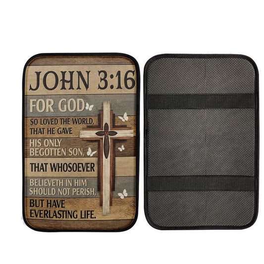 For God So Loved The World John 316 Bible Verse Art, Religious Car Interior Accessories