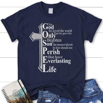 For God So Loved The World John 316 Womens Christian T Shirt, Blessed T Shirt, Bible T shirt, T shirt Women