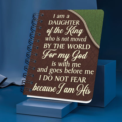 For My God Is With Me And Goes Before Me Lion Personalized Spiral Notebook, Christian Spiritual Gifts For Friends