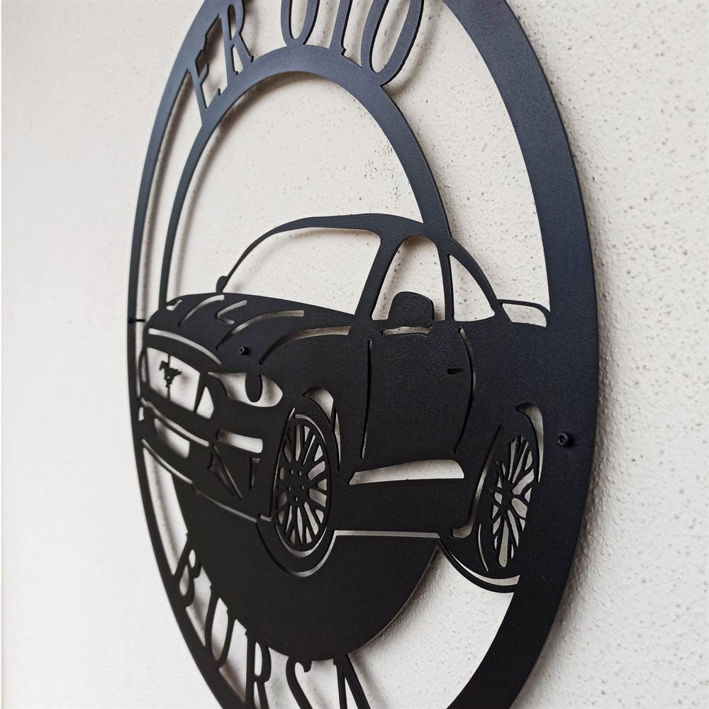 Ford Mustang Metal Sign, Garage Sign, Car Sign, Metal Art, Cut Metal Sign