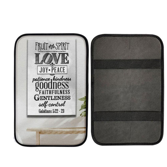 Fruit Of The Spirit Bible Verse Christian Car Center Console Cover, Christian Car Accessories
