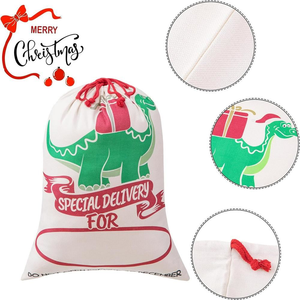Funny Dinosaur Christmas Sack, Gift For Chidren, Christmas Bag Gift, Christmas Gift 2023