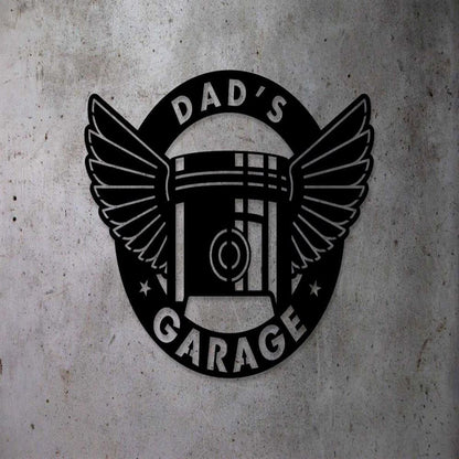 Garage Metal Sign, Automotive Sign, Custom Metal Sign