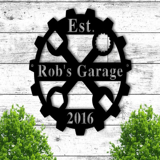 Garage Metal Sign, Custom Shop Sign, Garage Dads Garage Shop Sign, Buisiness Shop Man Cave Gifts