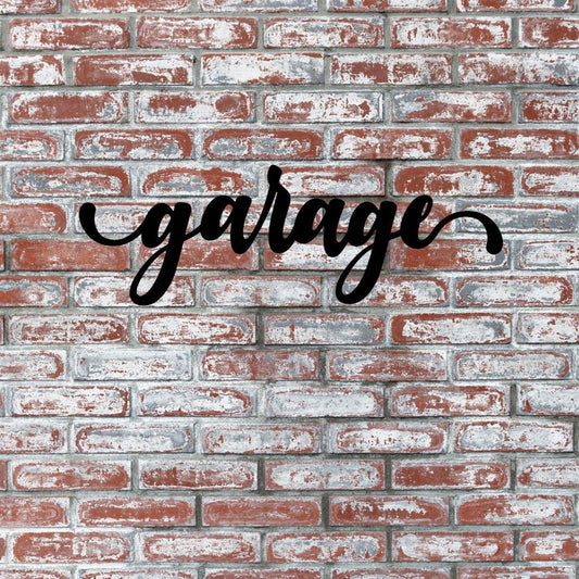 Garage Metal Sign, Cut Metal Sign, Wall Decor Metal Sign, Home Decor Metal Art