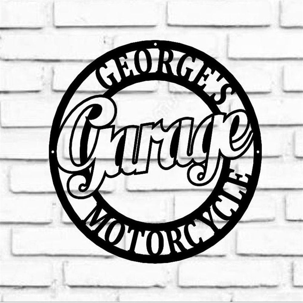 Garage Metal Sign, Garage Metal Art, Garage Home Decor, Garage Sign, Home Decor, Metal Wall Art, Shop Sign, Car Sign