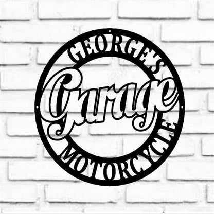 Garage Metal Sign, Garage Metal Art, Garage Home Decor, Garage Sign, Home Decor, Metal Wall Art, Shop Sign, Car Sign