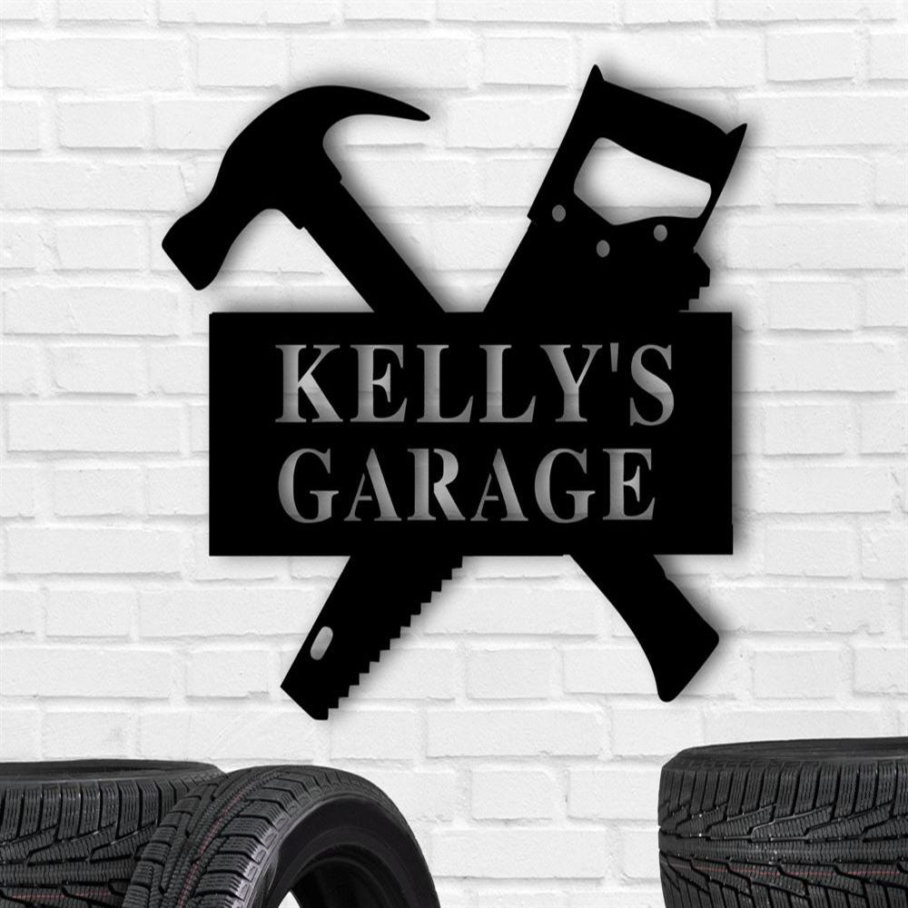Garage Metal Wall Art, Garage Home Decor, Garage Sign, Home Decor
