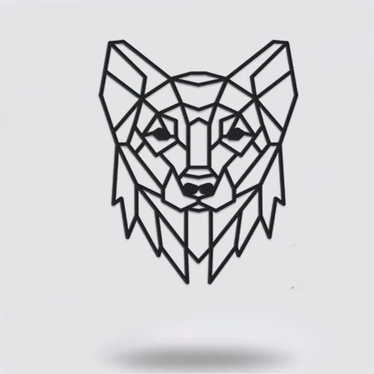 Geometric Dog Metal Sign, Anniversary Gift, Dog Wall Decor, Dog Wall Art, Home Decor Sign