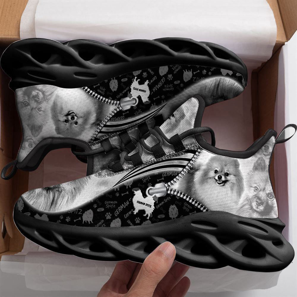 German Spitz Sketch Max Soul Shoes For Men Women, Running shoes