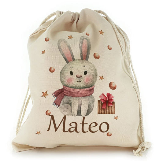 Gift Giving Grey Rabbit Christmas Sack, Gift For Chidren, Christmas Bag Gift, Christmas Gift 2023