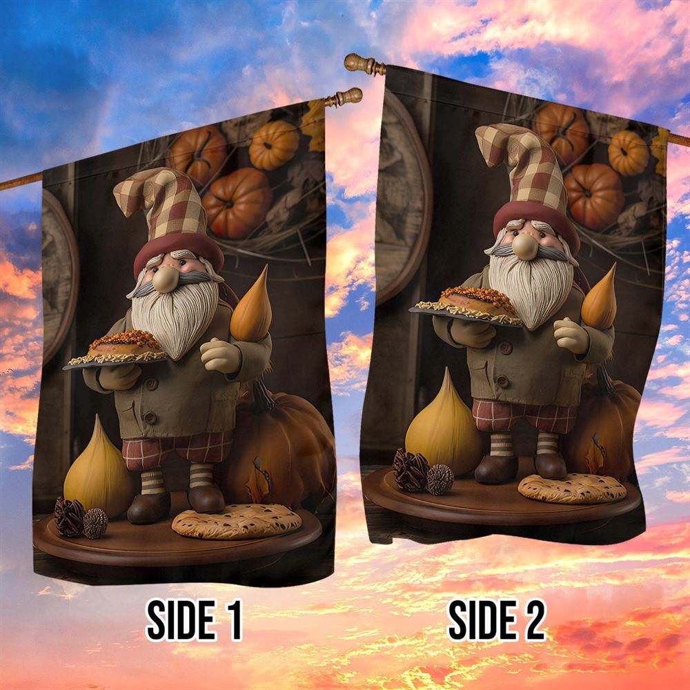 Gnome's Winter Delight With A Hint Of Santa Flag, Christmas Garden Flag, Home Decor Accessories, Christmas Outdoor Decor Ideas