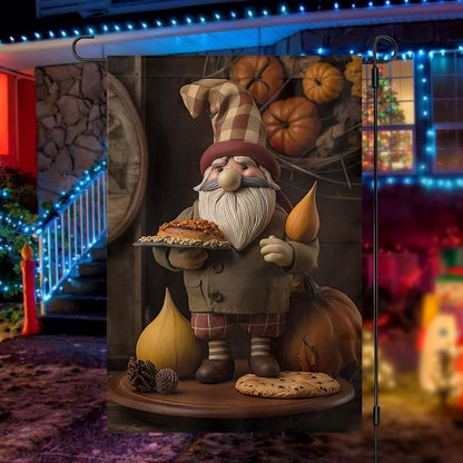 Gnome's Winter Delight With A Hint Of Santa Flag, Christmas Garden Flag, Home Decor Accessories, Christmas Outdoor Decor Ideas