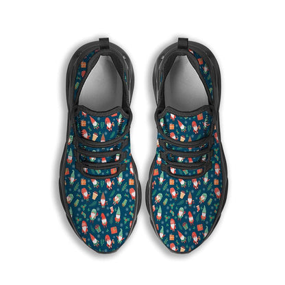 Gnomes Christmas Print Pattern Black Max Soul Shoes For Men Women, Best Running Sneaker, Christmas Shoes, Winter Fashion Shoes