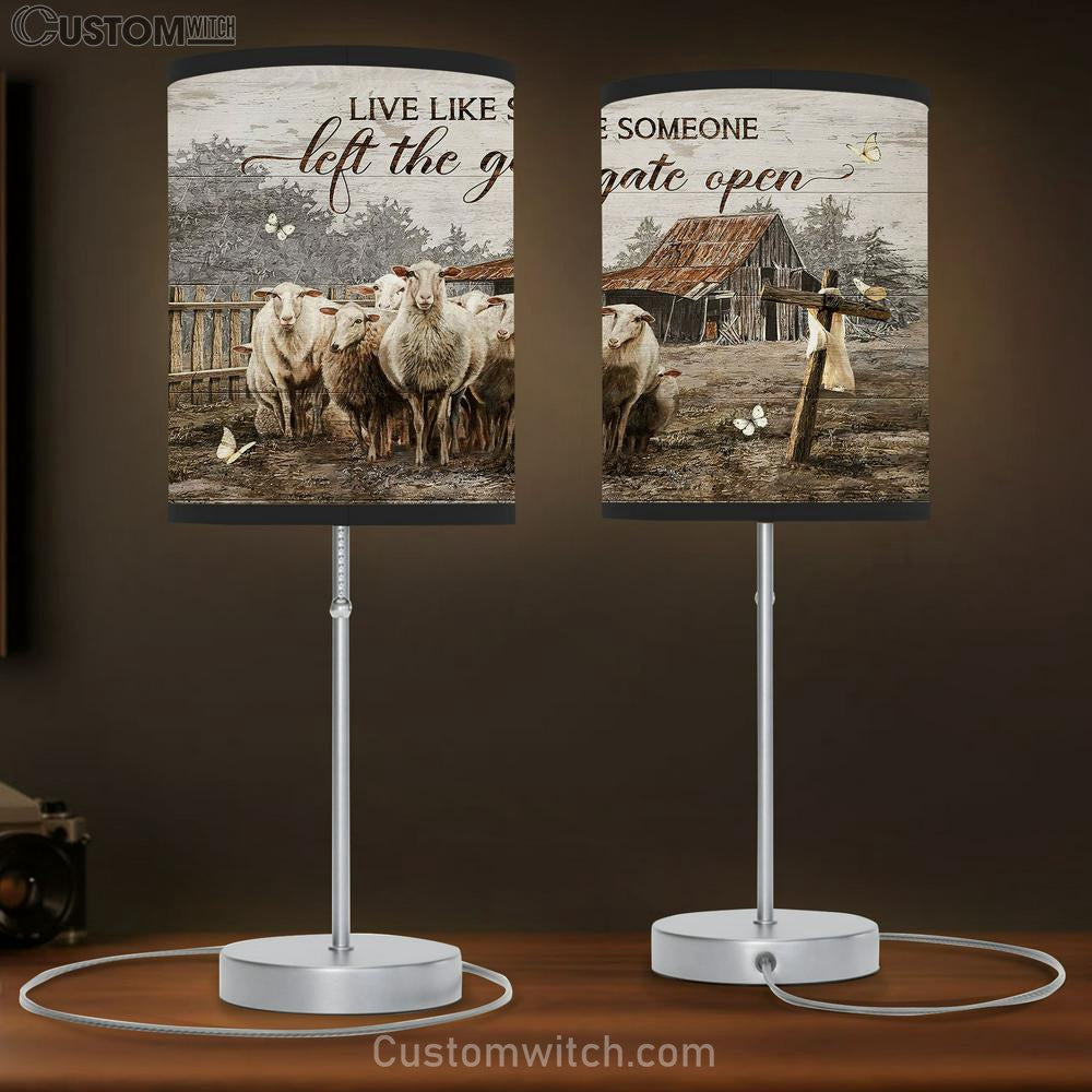 Goat Live Like Someone Left The Gate Open Lamb Gift Table Lamb - Christian Lamb Gift - Religious Art