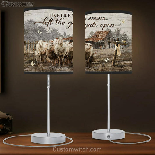Goat Live Like Someone Left The Gate Open Lamb Gift Table Lamb - Christian Lamb Gift - Religious Art