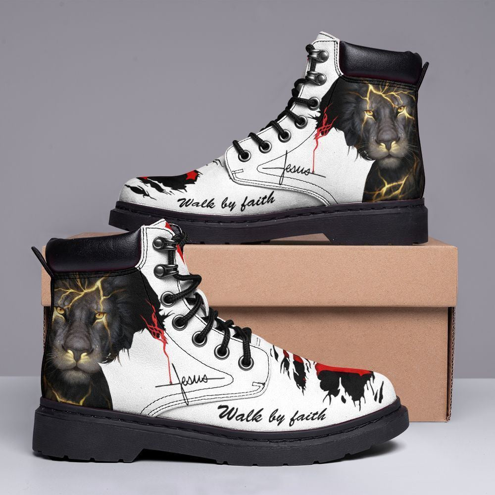 Devotion Boot God Art Walk By Faith Boots, Christian Lifestyle Boots, Bible Verse Bo ...