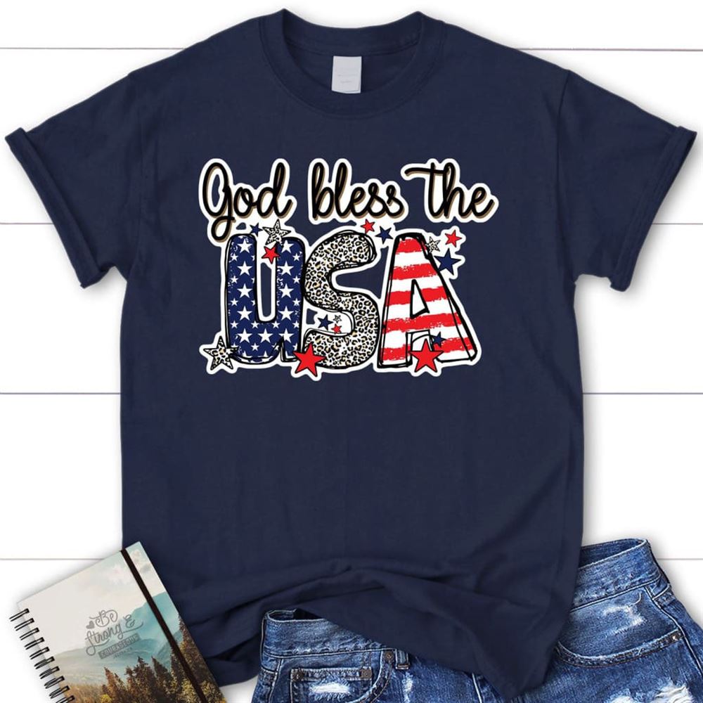 God Bless The Usa T Shirt, Blessed T Shirt, Bible T shirt, T shirt Women