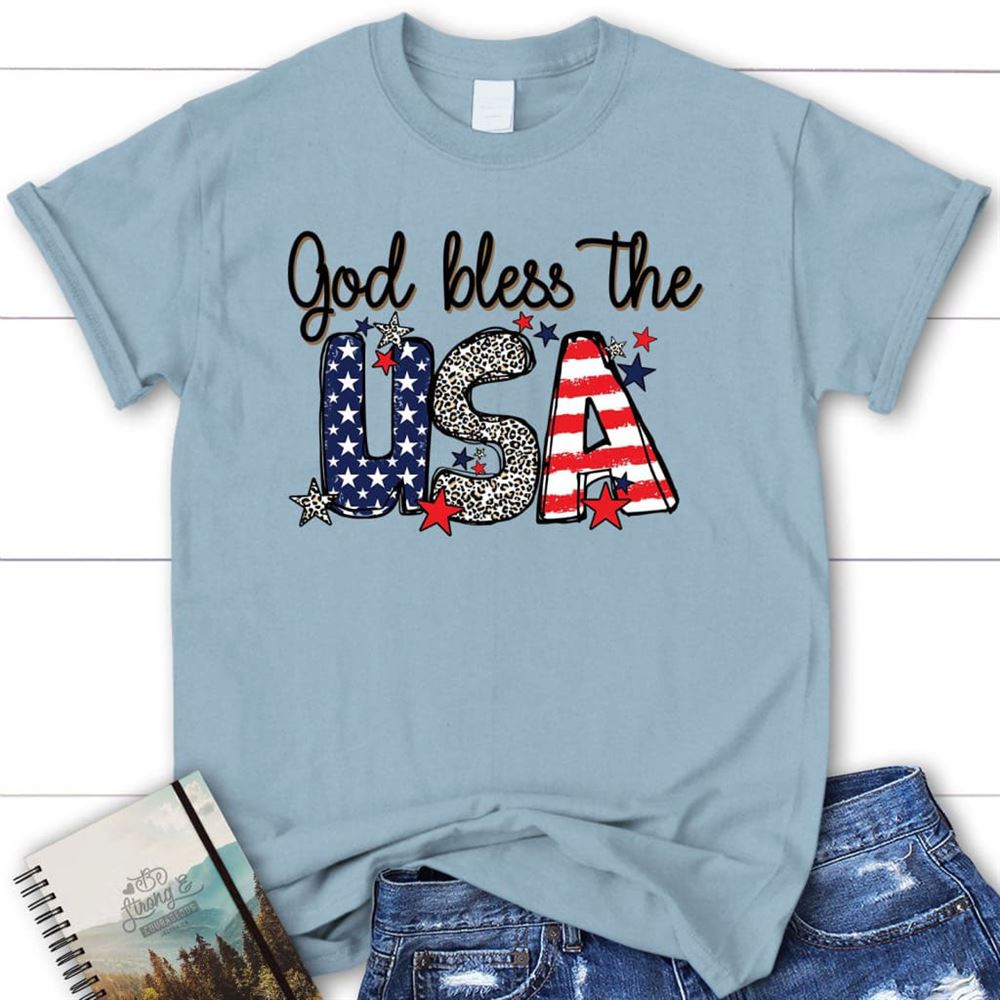 God Bless The Usa T Shirt, Blessed T Shirt, Bible T shirt, T shirt Women