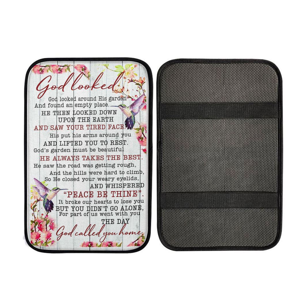 God Called You Home Car Center Console Cover, Christian Car Accessories