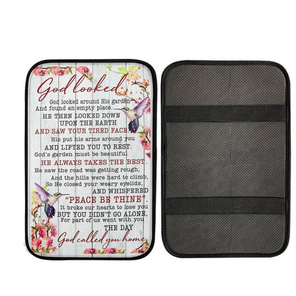 God Called You Home Car Center Console Cover, Christian Car Accessories