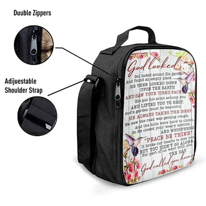 God Called You Home Lunch Bag, Christian Lunch Bag, Religious Lunch Box For School, Picnic