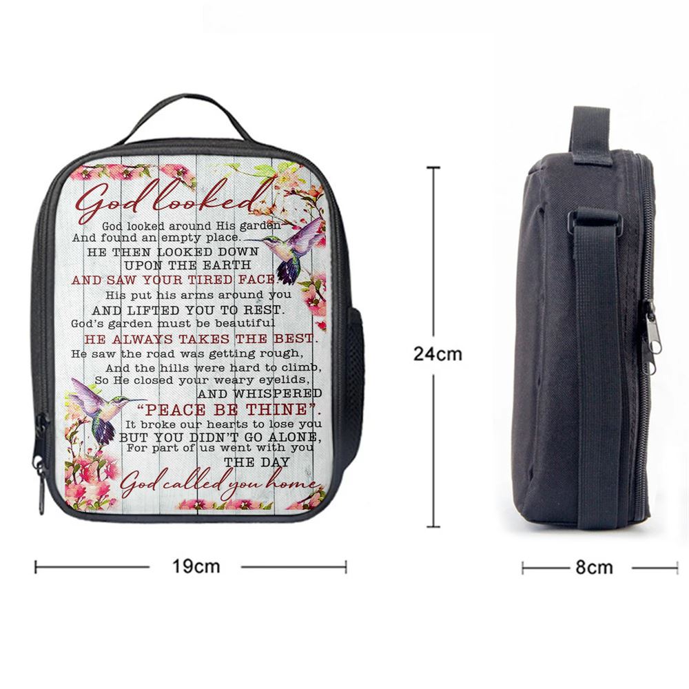 God Called You Home Lunch Bag, Christian Lunch Bag, Religious Lunch Box For School, Picnic