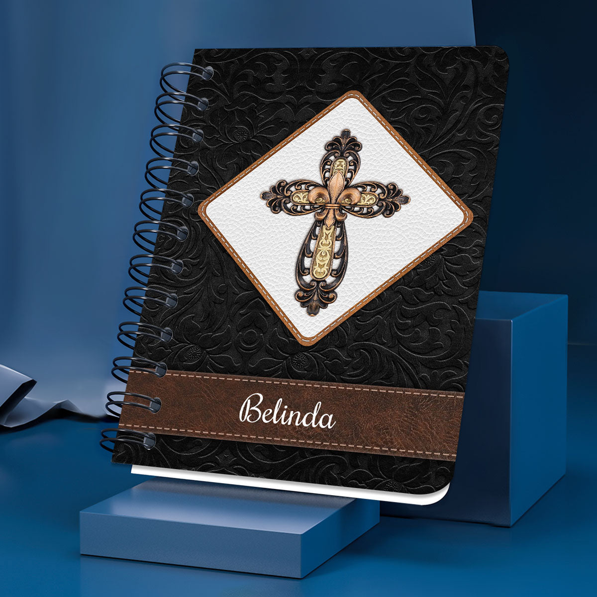 God Grant Me The Serenity To Accept The Things I Cannot Change Personalized Spiral Notebook, Scripture Gifts For Christian