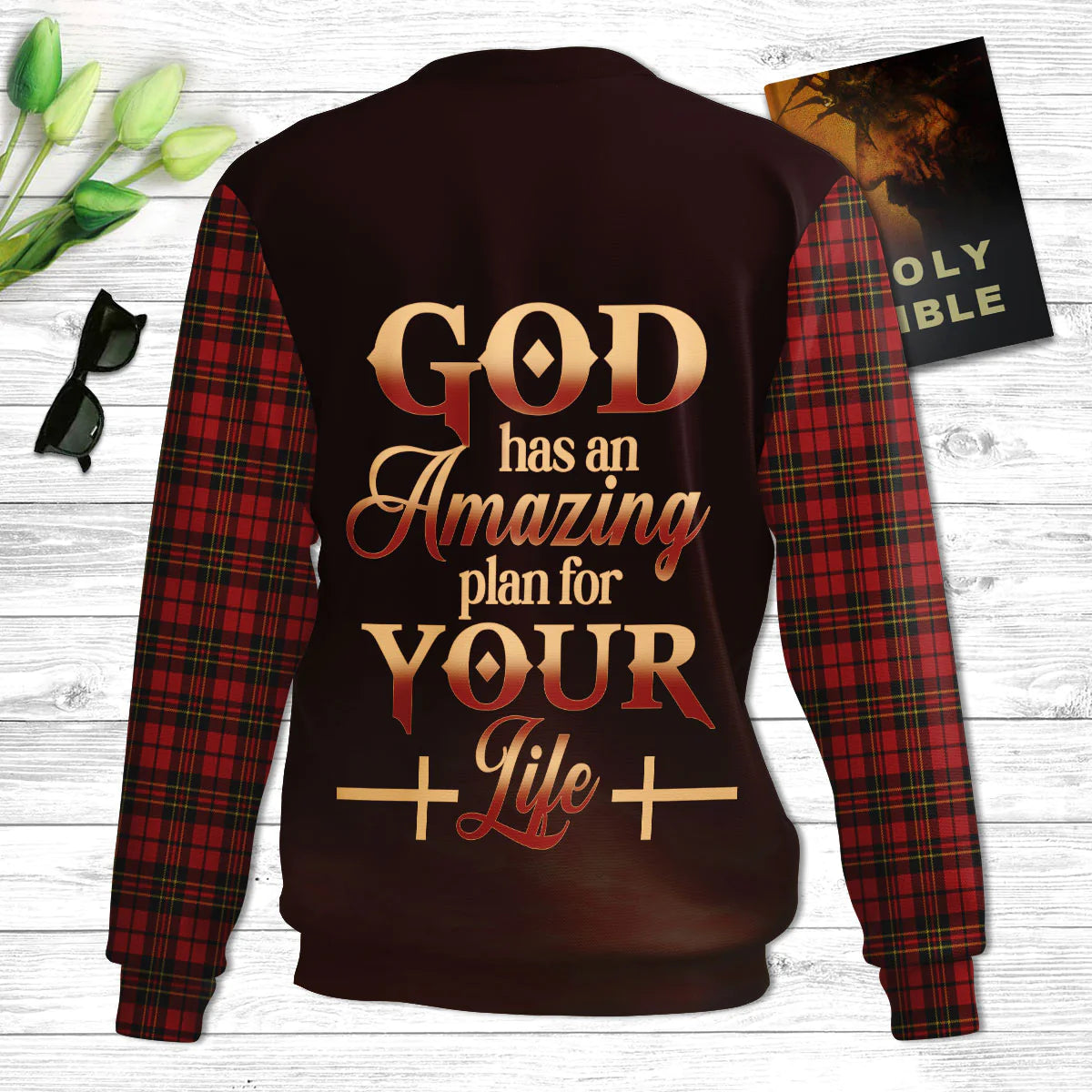 God Has An Amazing Plan For Your Life Ugly Christmas Sweater - Christian Unisex Sweater - Religious Christmas Gift