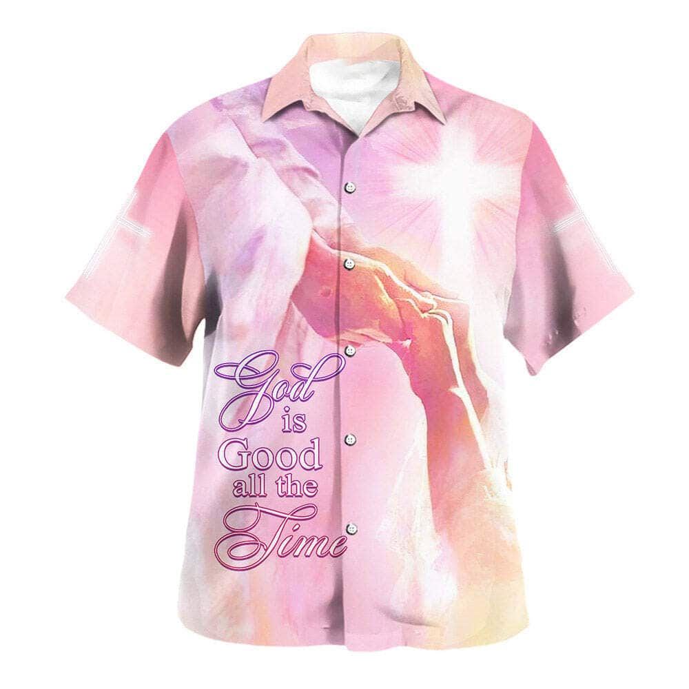 God Is Good All The Time Take My Hand God Hawaiian Shirt For Men, Christian Hawaiian Shirt, Gift For Christian