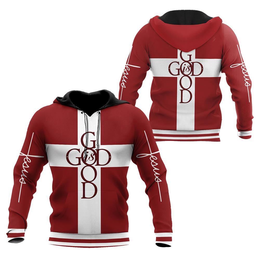 God Is Good God 3D Hoodie For Man And Women, Jesus Printed 3D Hoodie
