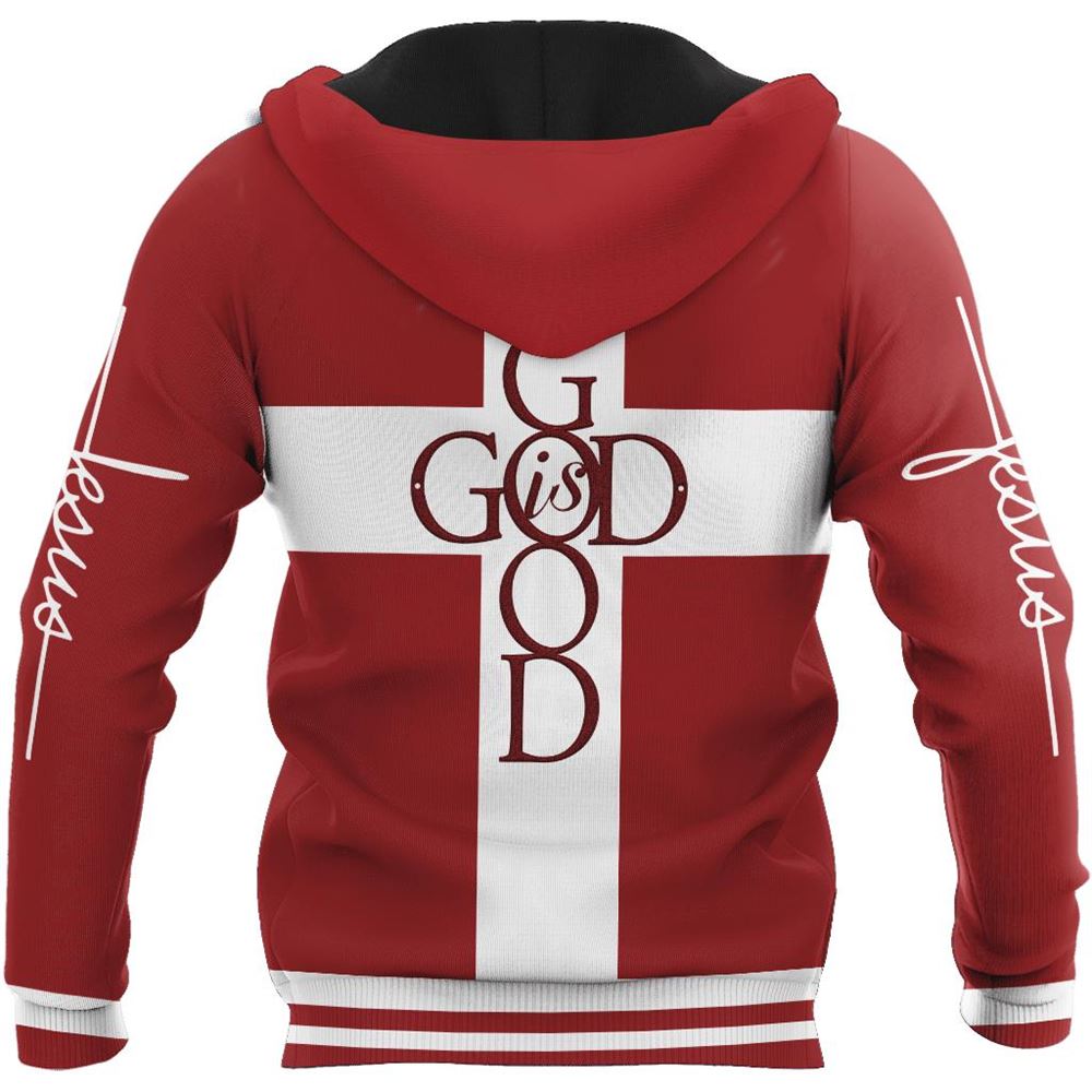 God Is Good God 3D Hoodie For Man And Women, Jesus Printed 3D Hoodie