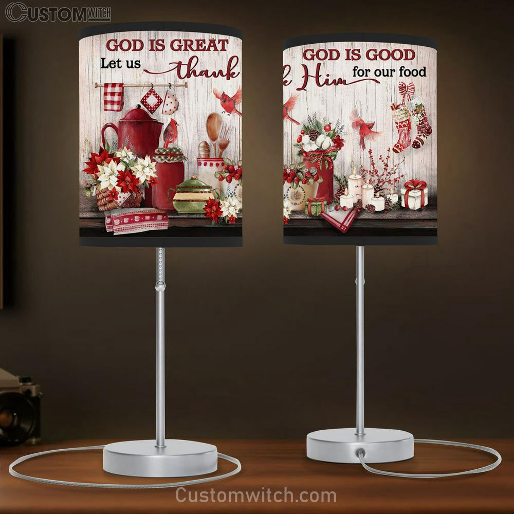 God Is Great God Is Good Large Table Lamb Art - Christian Lamb Gift Home Decor - Religious Table Lamb Prints
