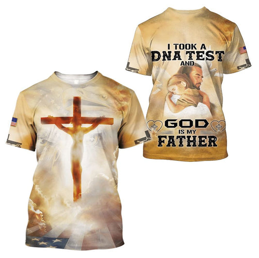 God Is My Father Jesus All Over Print 3D T-Shirt, Gift For Christian, Jesus Shirt