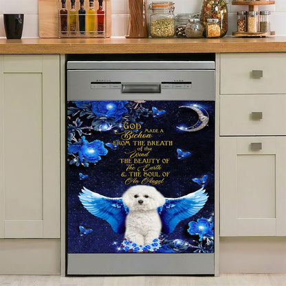 God Made A Bithchon Dishwasher Cover, Christian Dishwasher Stickers, Religious Kitchen Decor
