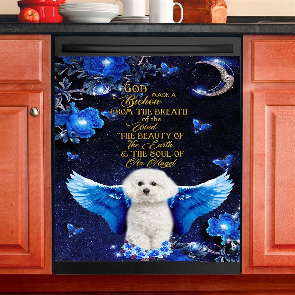 God Made A Bithchon Dishwasher Cover, Christian Dishwasher Stickers, Religious Kitchen Decor